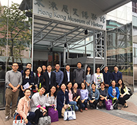 Participants of the programme visit the Hong Kong Museum of History